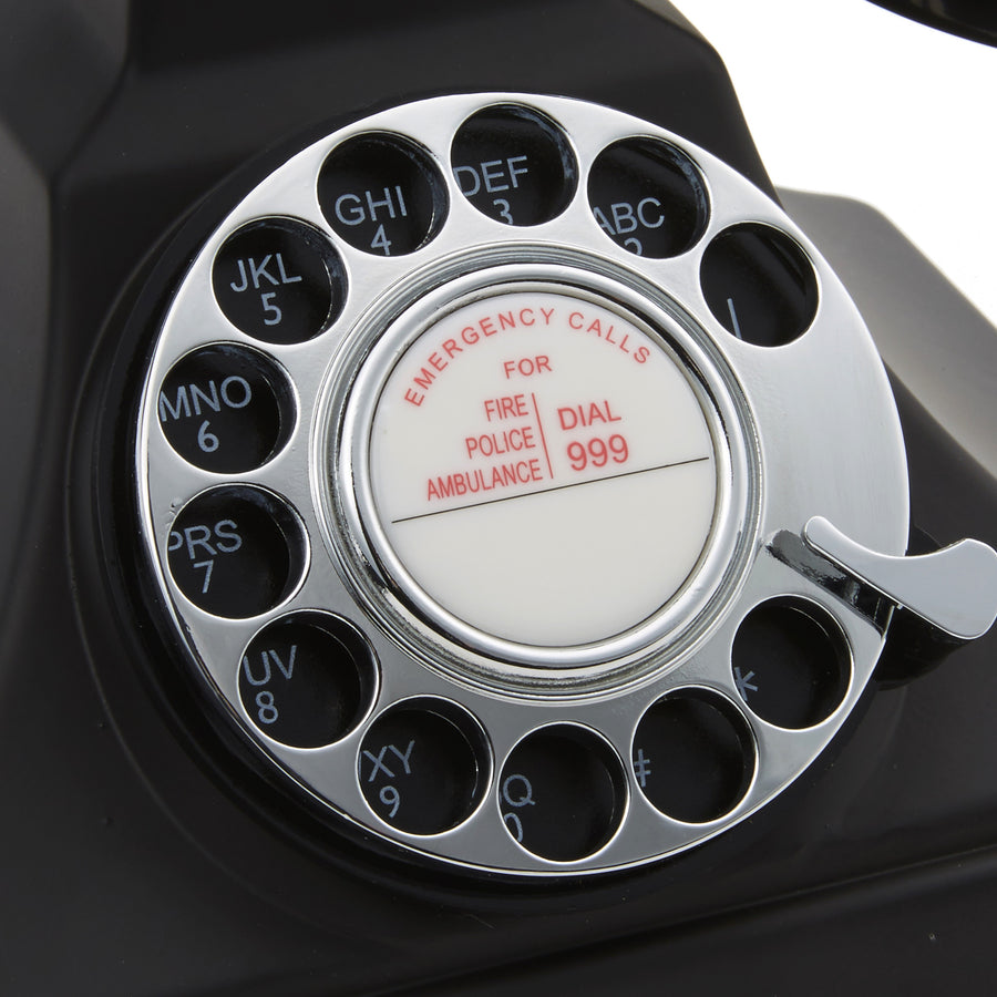 ROTARY TELEPHONE GPO 200 - BLACK - Notbrand