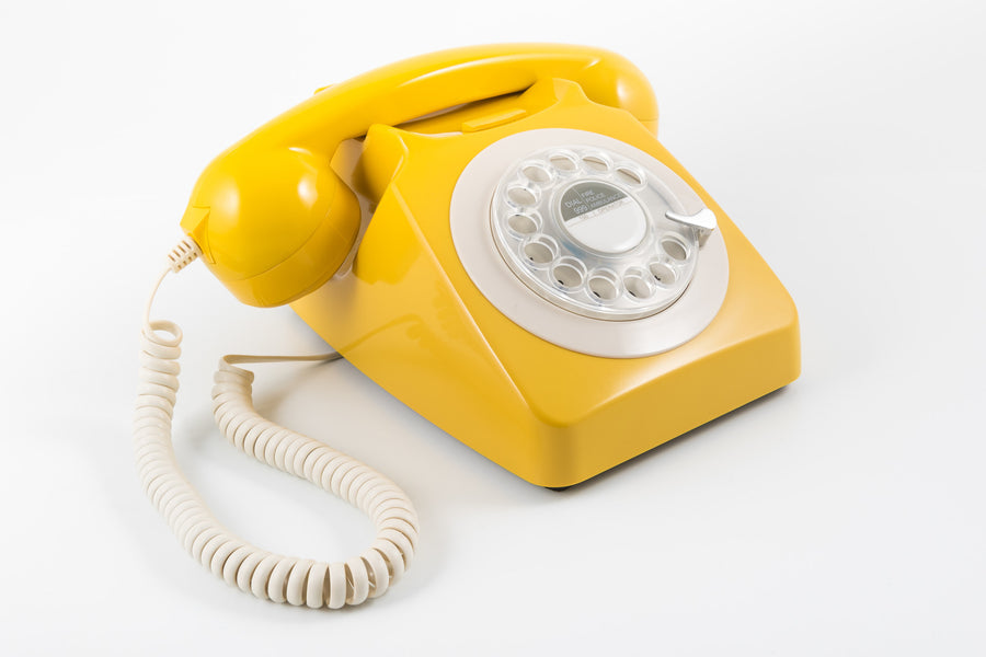 ROTARY TELEPHONE GPO 746 - MUSTARD - Notbrand