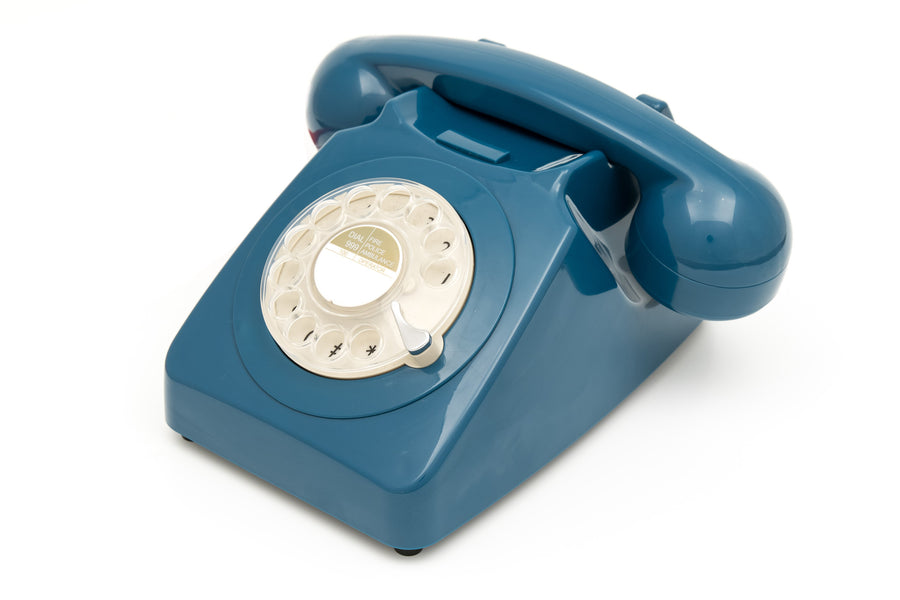 ROTARY TELEPHONE GPO 746 - AZURE BLUE - Notbrand