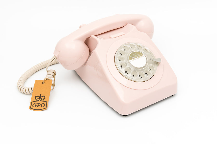 ROTARY TELEPHONE GPO 746 - CARNATION PINK - Notbrand