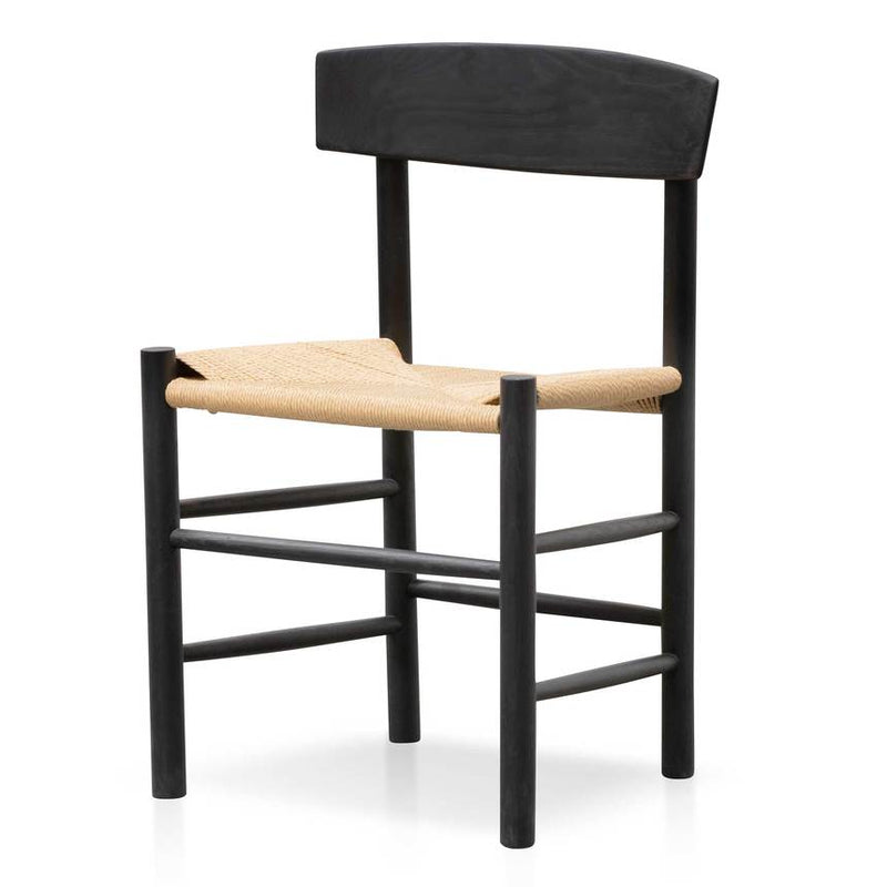 Set of 2 Cornelia Rattan Dining Chair - Natural Seat - NotBrand