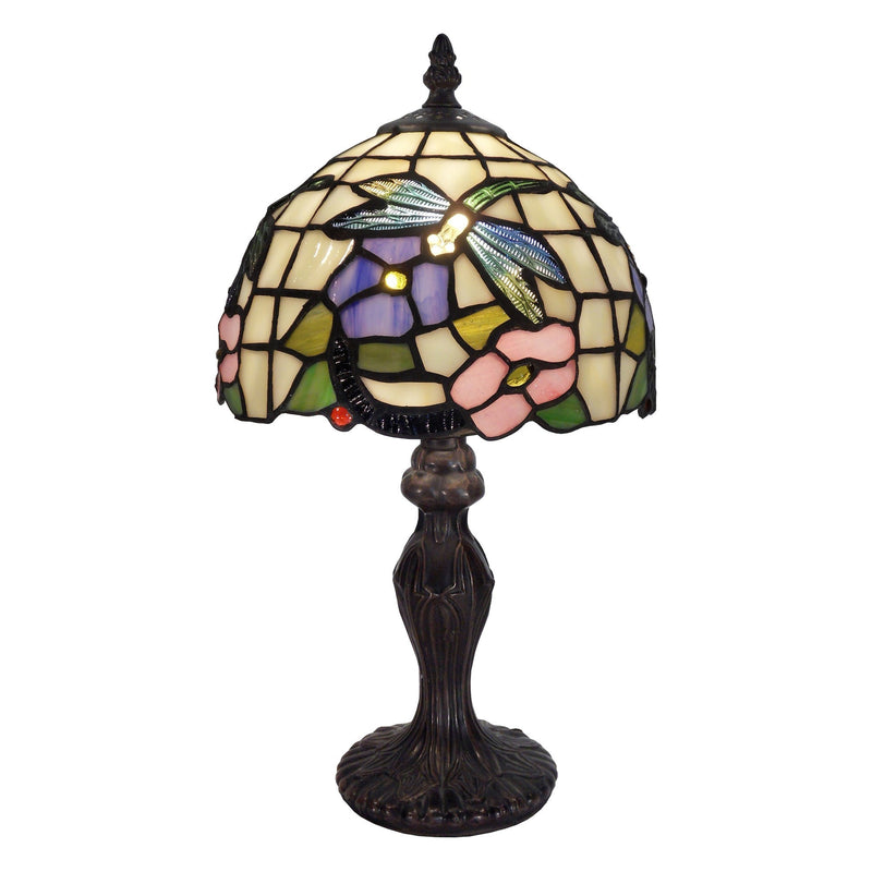 Rayset Tiffany Style Metal Table Lamp - Small - Notbrand