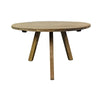 Mypos Reclaimed Wooden Round Dining Table - 1.25m - Notbrand