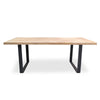Nollop Rustic Natural Reclaimed Elm Wood Table - 1.5m - Notbrand