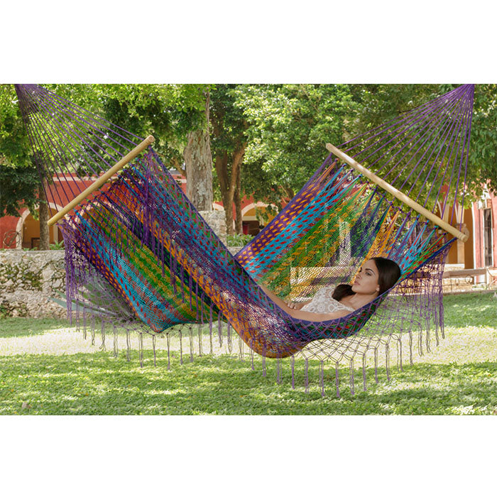 Colorina Resort Mexican Hammock with Fringe - Notbrand