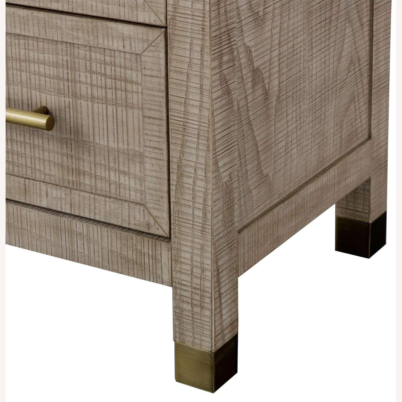 Rifah Nightstand With 2 Drawers - Natural - Notbrand