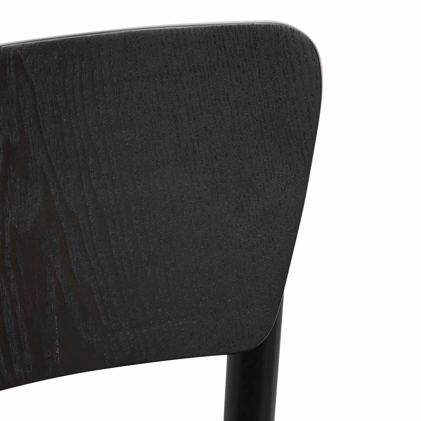 Rope Seat Dining Chair - Black - Notbrand
