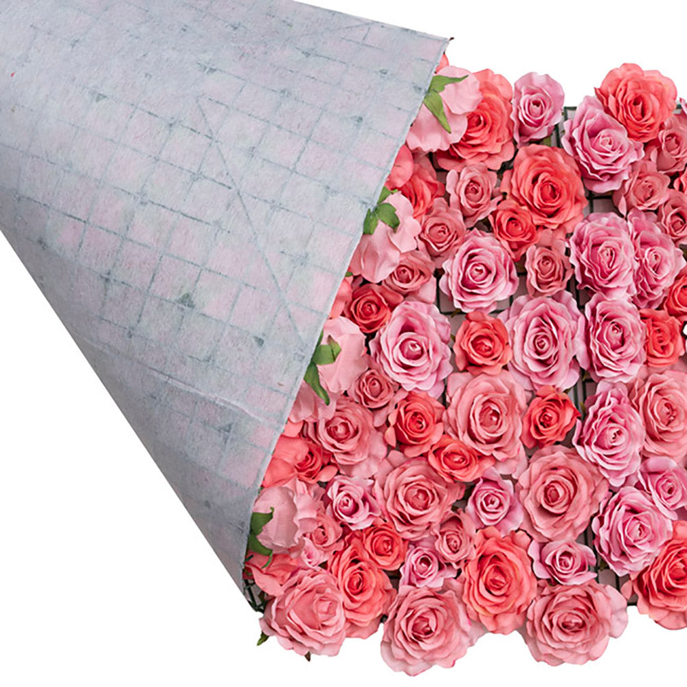 Rose Flower Wall Roll in Mixed Pink - Notbrand
