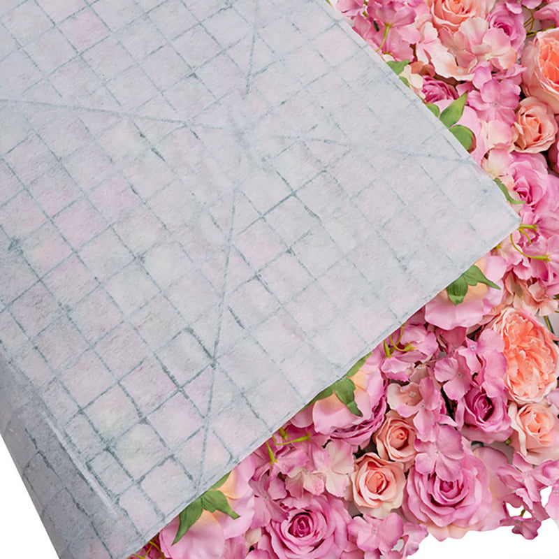 Peony Hydrangea Rose Flower Wall Roll - Mixed Pink - Notbrand