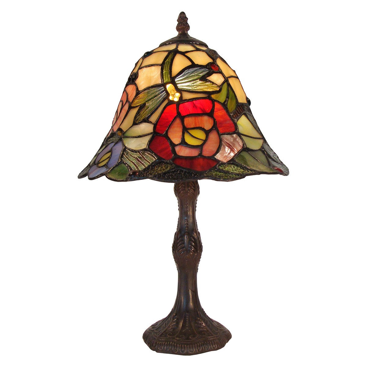 Rosita Tiffany Style Metal Table Lamp -  Small - Notbrand