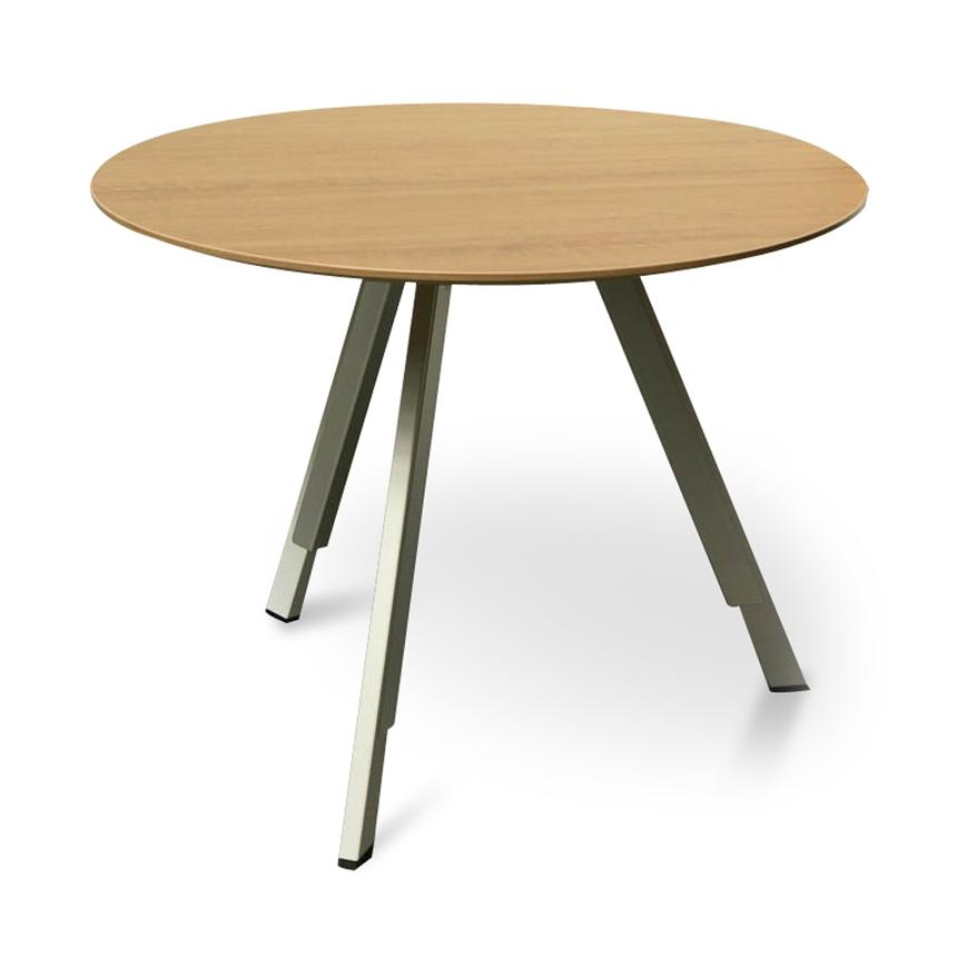 Round Office Meeting Table - Natural - Notbrand