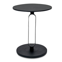 Round Side Table - Full Black - Notbrand