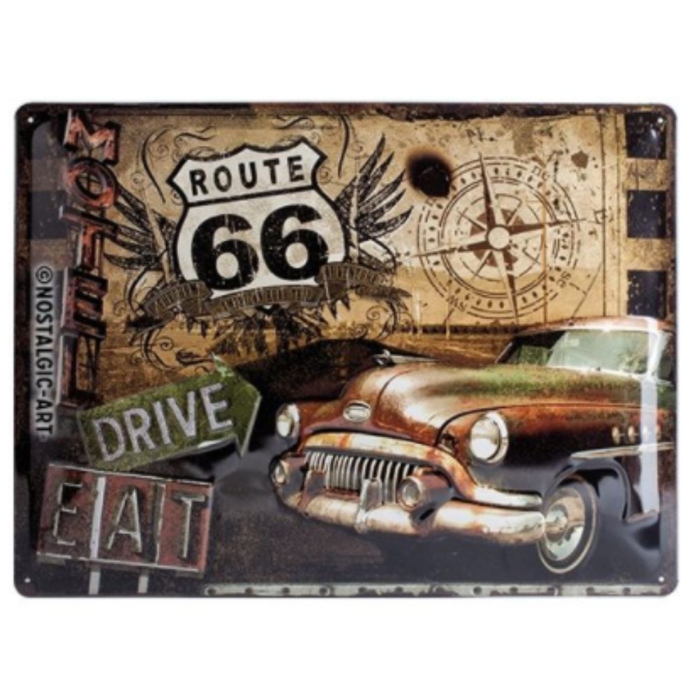 Route 66 drive - Large Sign - NotBrand