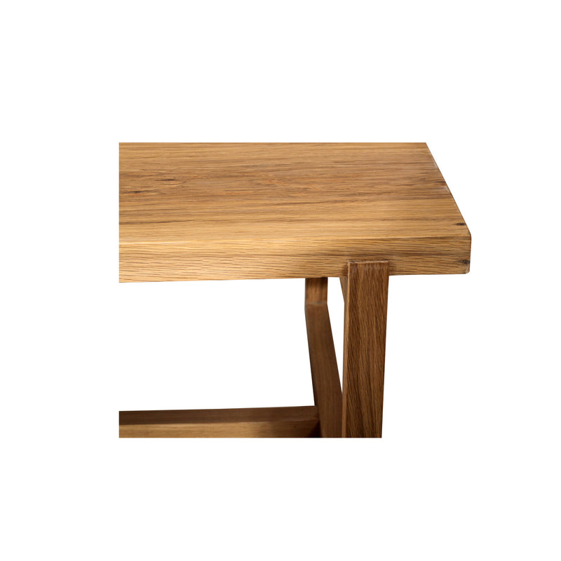 Kelva American Oak Coffee Table – 90cm - Notbrand