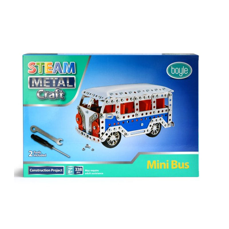S.T.E.A.M Metal Craft Mini Bus Construction Kit - Notbrand