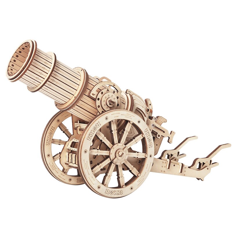 ROKR Wheeled Siege Artillery 3D Wooden Puzzle - Notbrand
