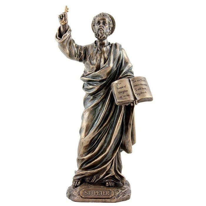 Saint Peter Bronze Figurine - Notbrand