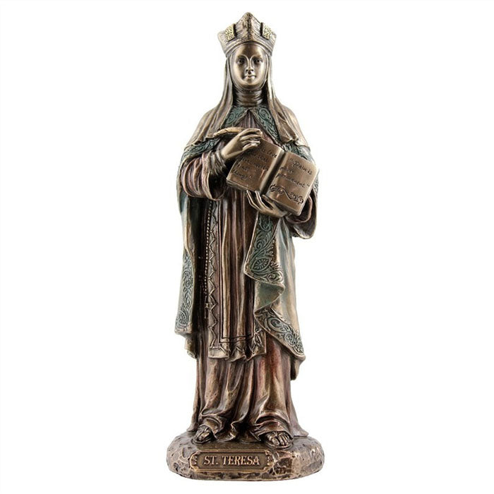 Saint Teresa Of Avila Bronze Figurine - Notbrand