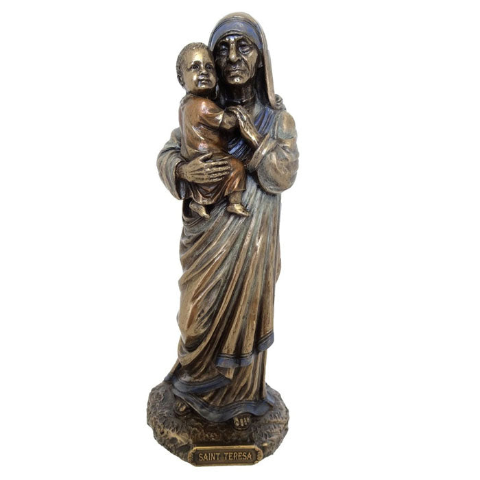 Saint Teresa Of Calcutta Bronze Figurine - Notbrand