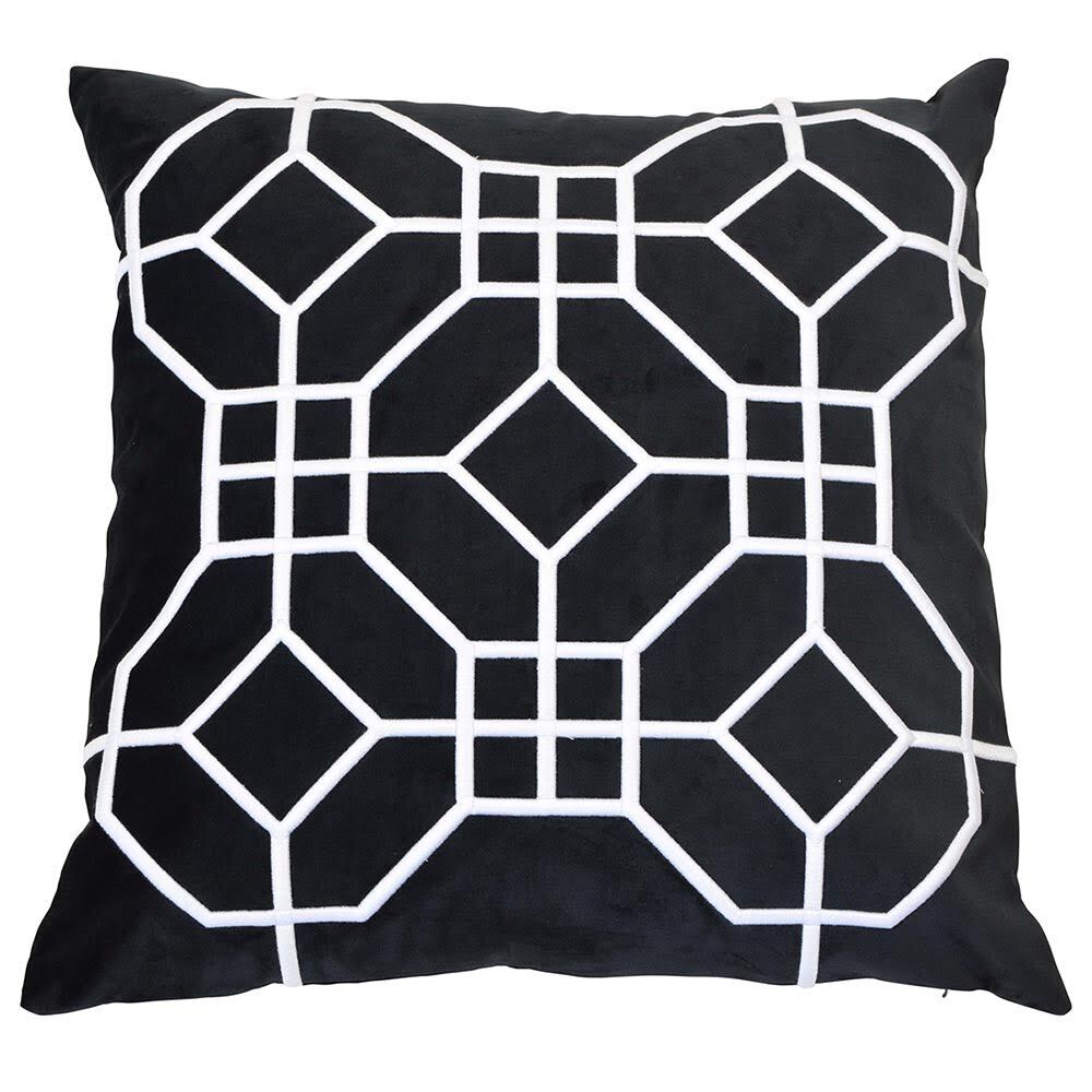 San Diego Velvet Cushion - Black - Notbrand