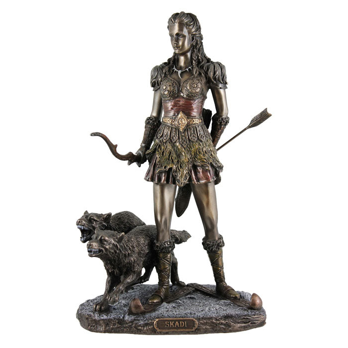Skadi - Norse Goddess Of Winter Bronze Figurine - Notbrand