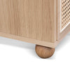 Ales Wooden Side Table - Natural - Notbrand