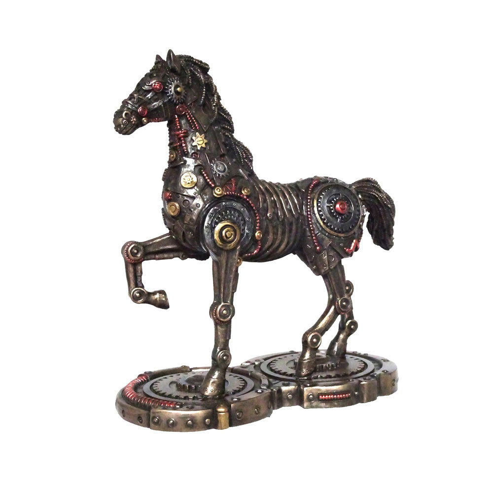 Steampunk Horse Gait Bronze Figurine - Notbrand