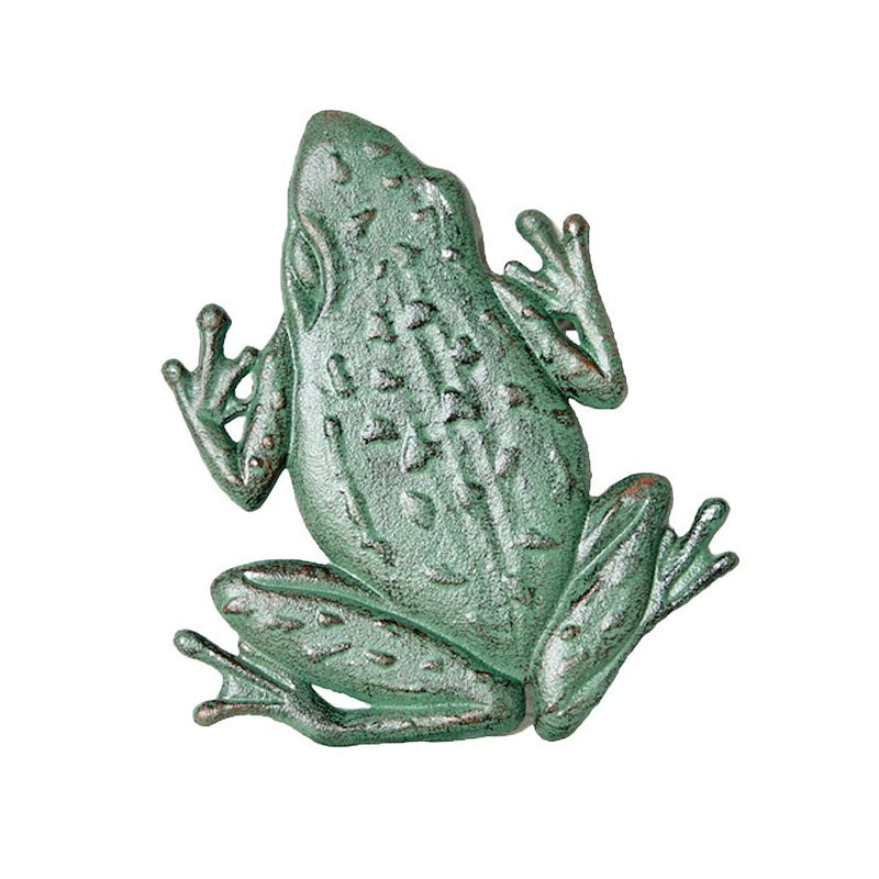 Cast Iron Stepping Frog - Verdigris - Notbrand