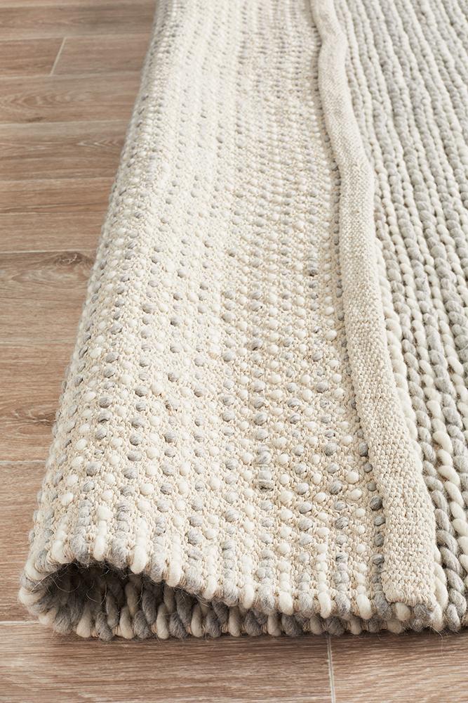 Studio Carina Felted Wool Woven Rug - Notbrand