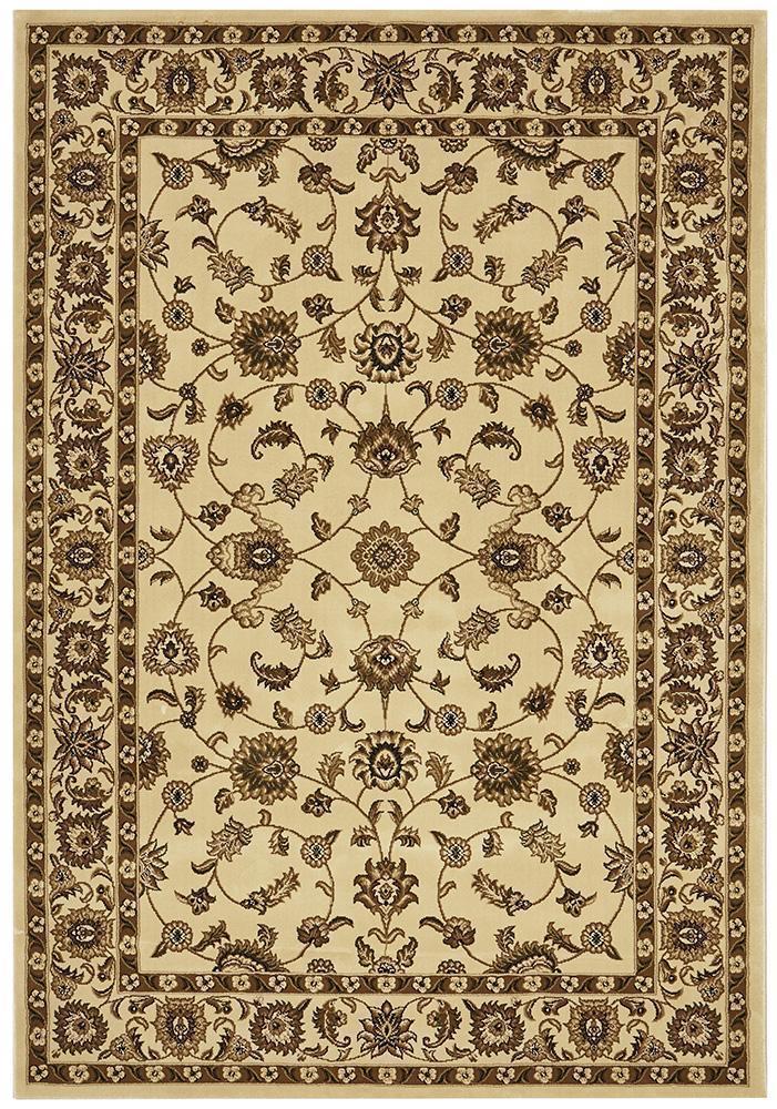 Sydney Collection Classic Rug Ivory with Ivory Border - Notbrand