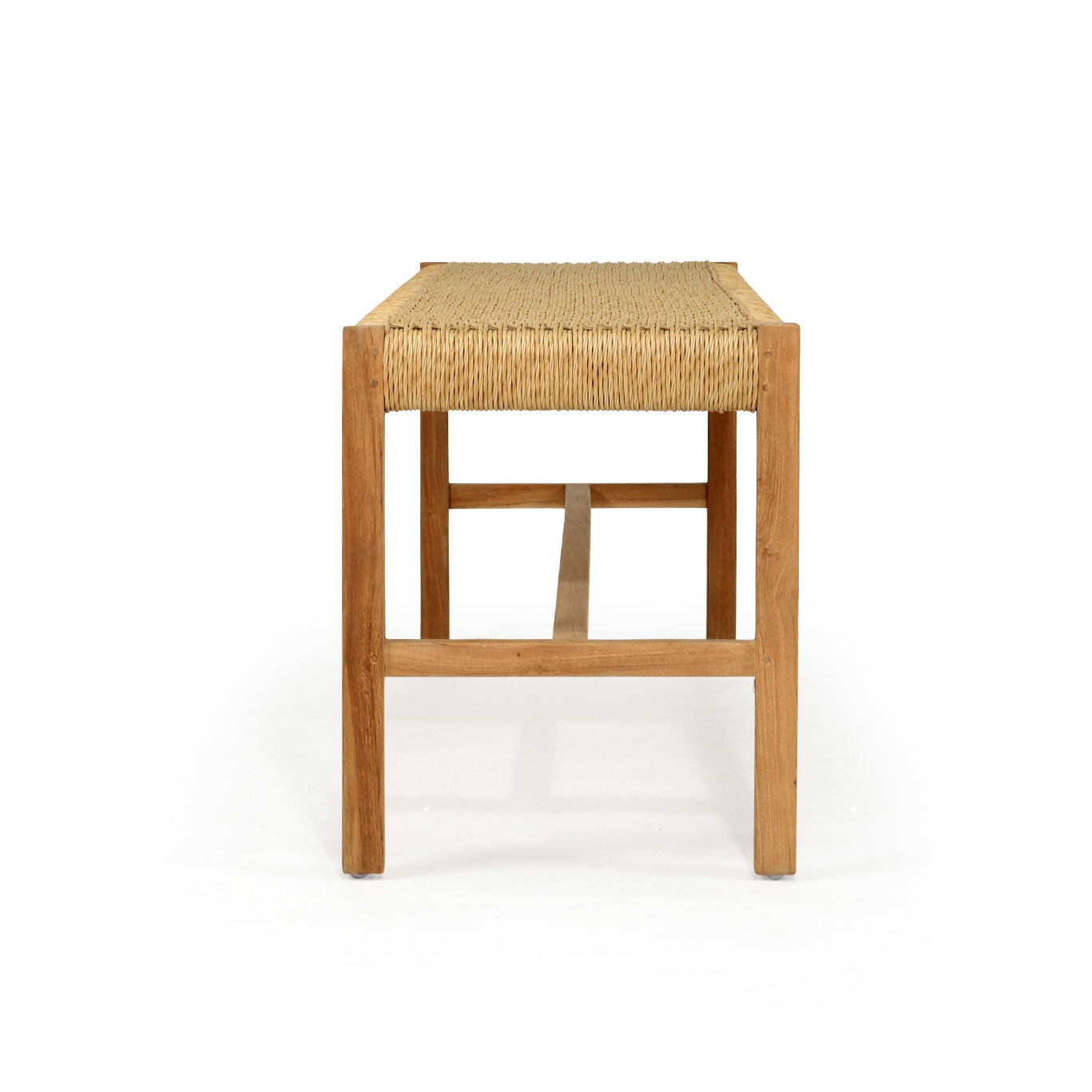 Samaira Close Weave Bench Seat – Sand - Notbrand