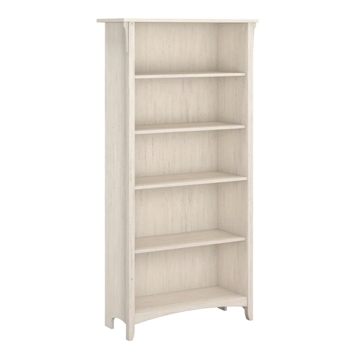 Salinas 5 Shelf Bookcase - White - Notbrand
