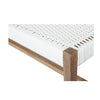 Samaira Close Weave Bench Seat in White - 2m - Notbrand