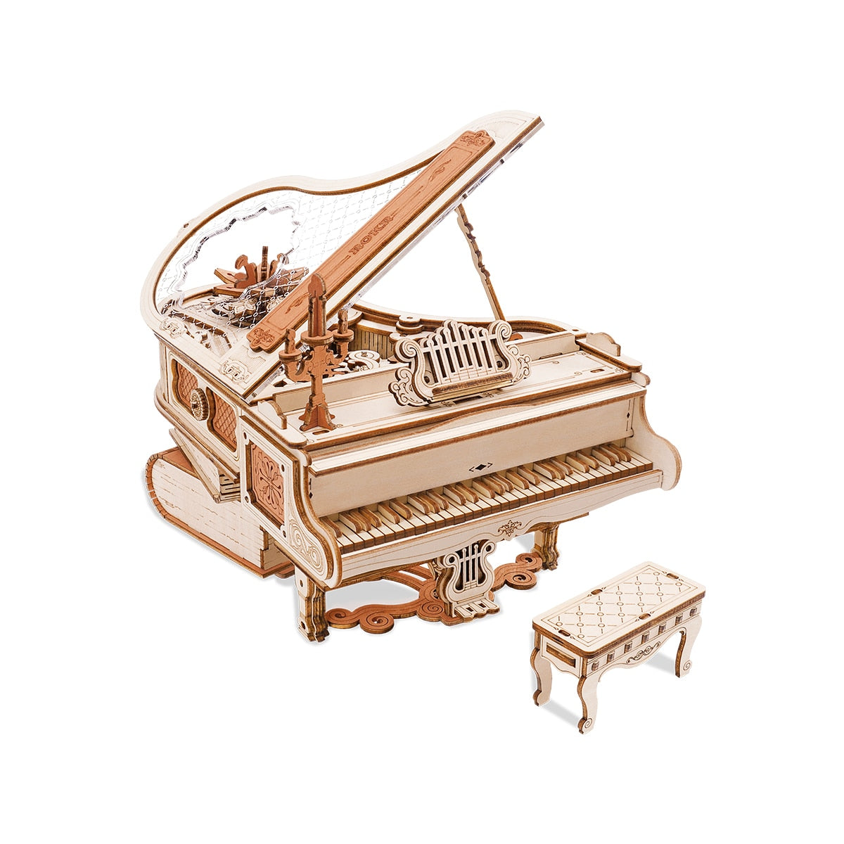 ROKR Magic Piano Mechanical 3D Wooden Puzzle - Notbrand