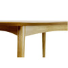 Natural Scandinavian Fixed Dining Table - 1.3m - Notbrand