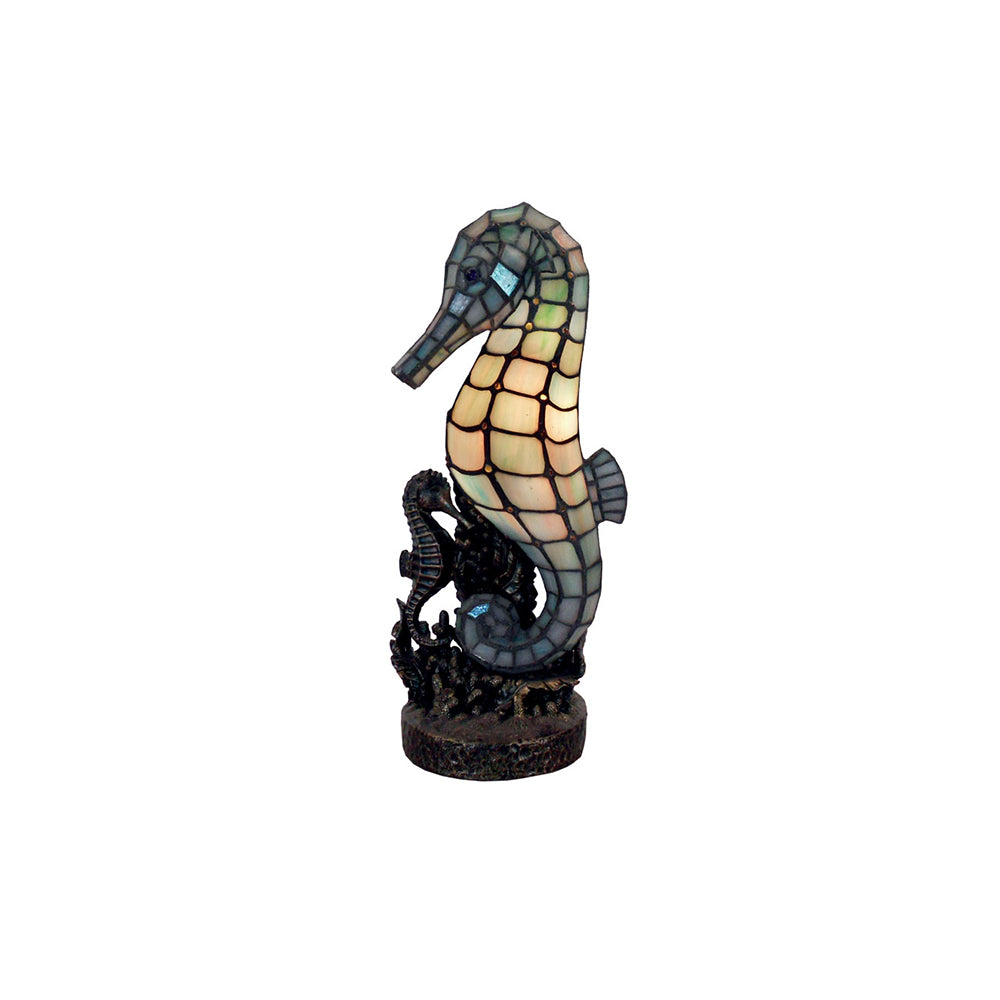 Seahorse Tiffany Style Table Lamp - Notbrand