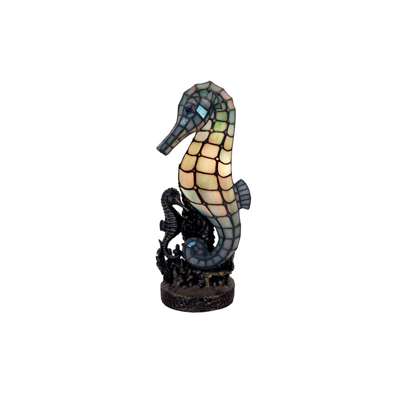 Seahorse Tiffany Style Table Lamp - Notbrand