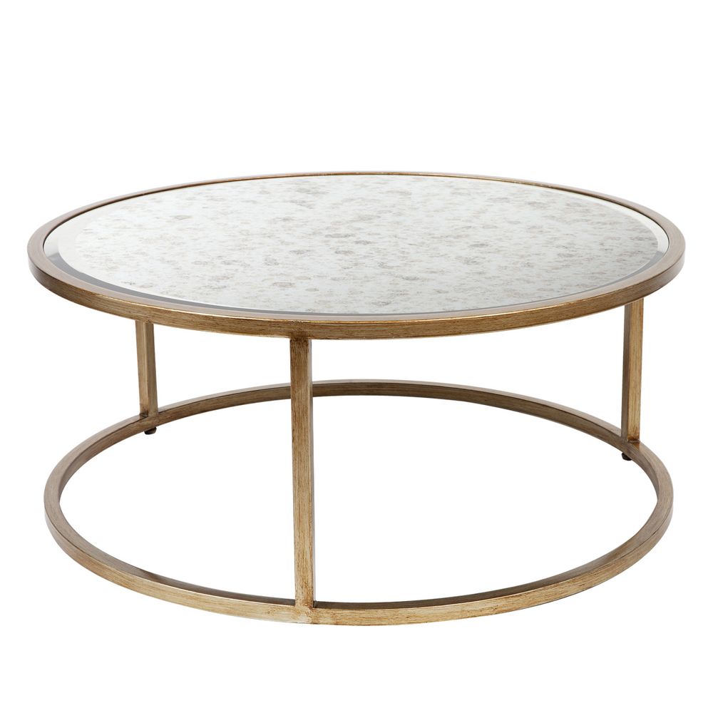 Serene Nesting Coffee Tables - Antique Gold - Notbrand