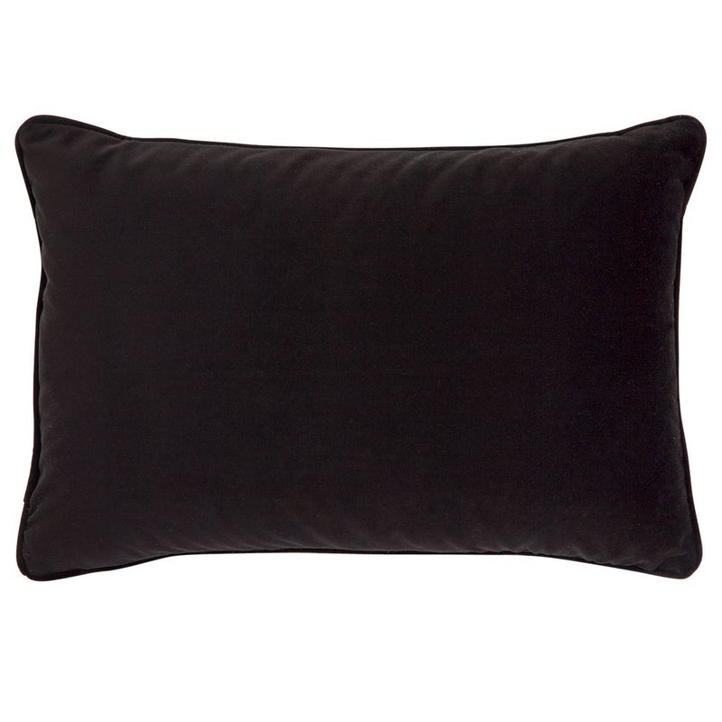 Serene Rectangle Velvet Feather Cushion - Leopard Chenille - Notbrand