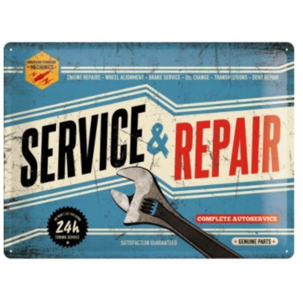Service & Repair - Large Sign - Notbrand