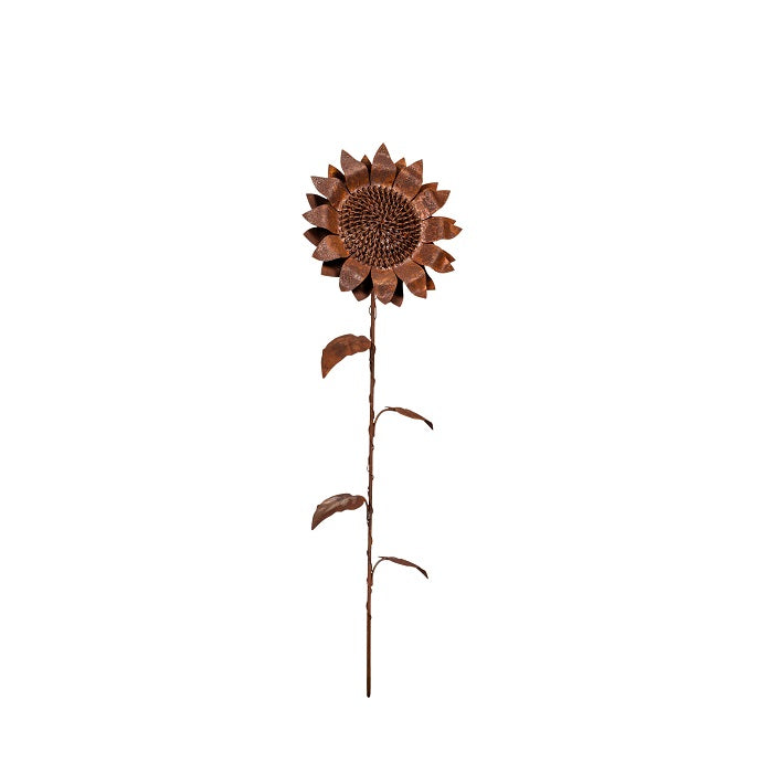 Set of 2 Stake Sunflower Rust - Small - NotBrand