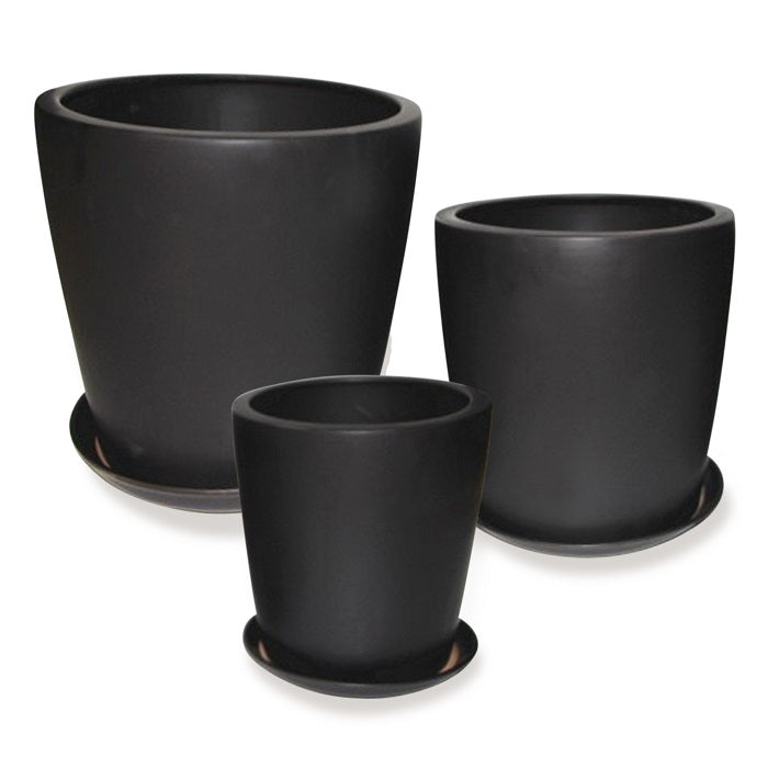 Set of 3 Large Pot - Matte Black - NotBrand