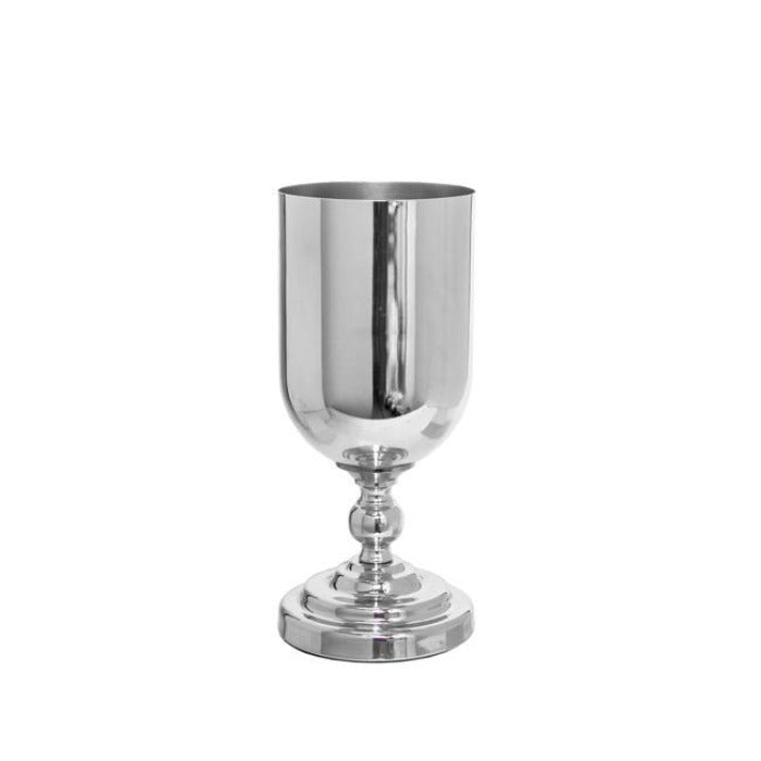 Silver Vase Metal Urn - Small - Notbrand