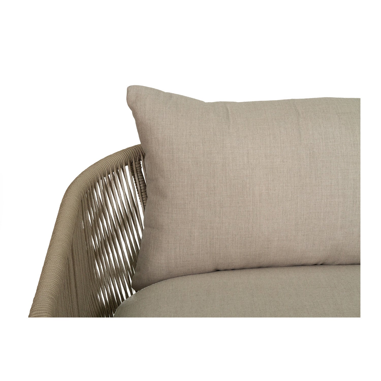Sinopia 2 Seater Outdoor Sofa - Light Grey - Notbrand