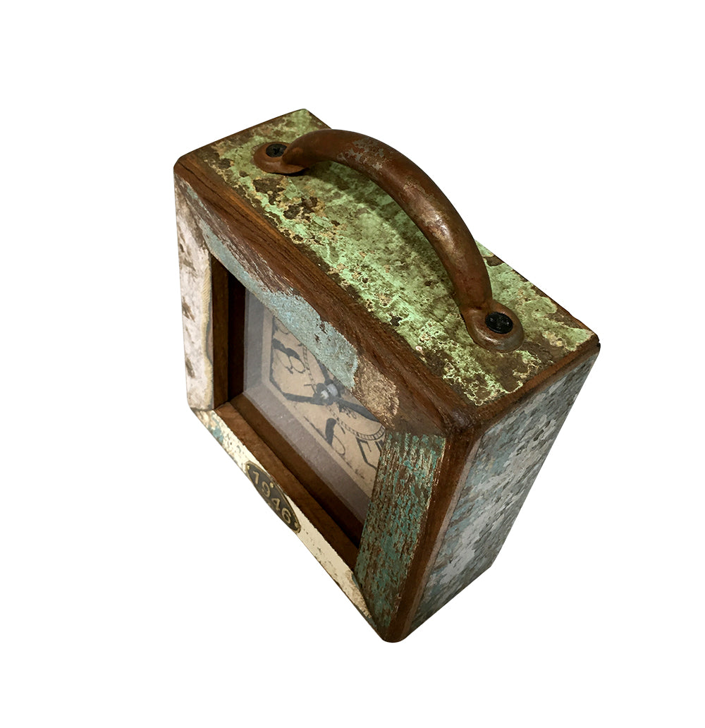 Small Recycle Square Table Clock - Notbrand