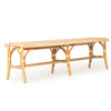 Solace Rattan Backless Bench – Natural - Notbrand