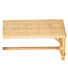 Solace Rattan Backless Bench – Natural - Notbrand