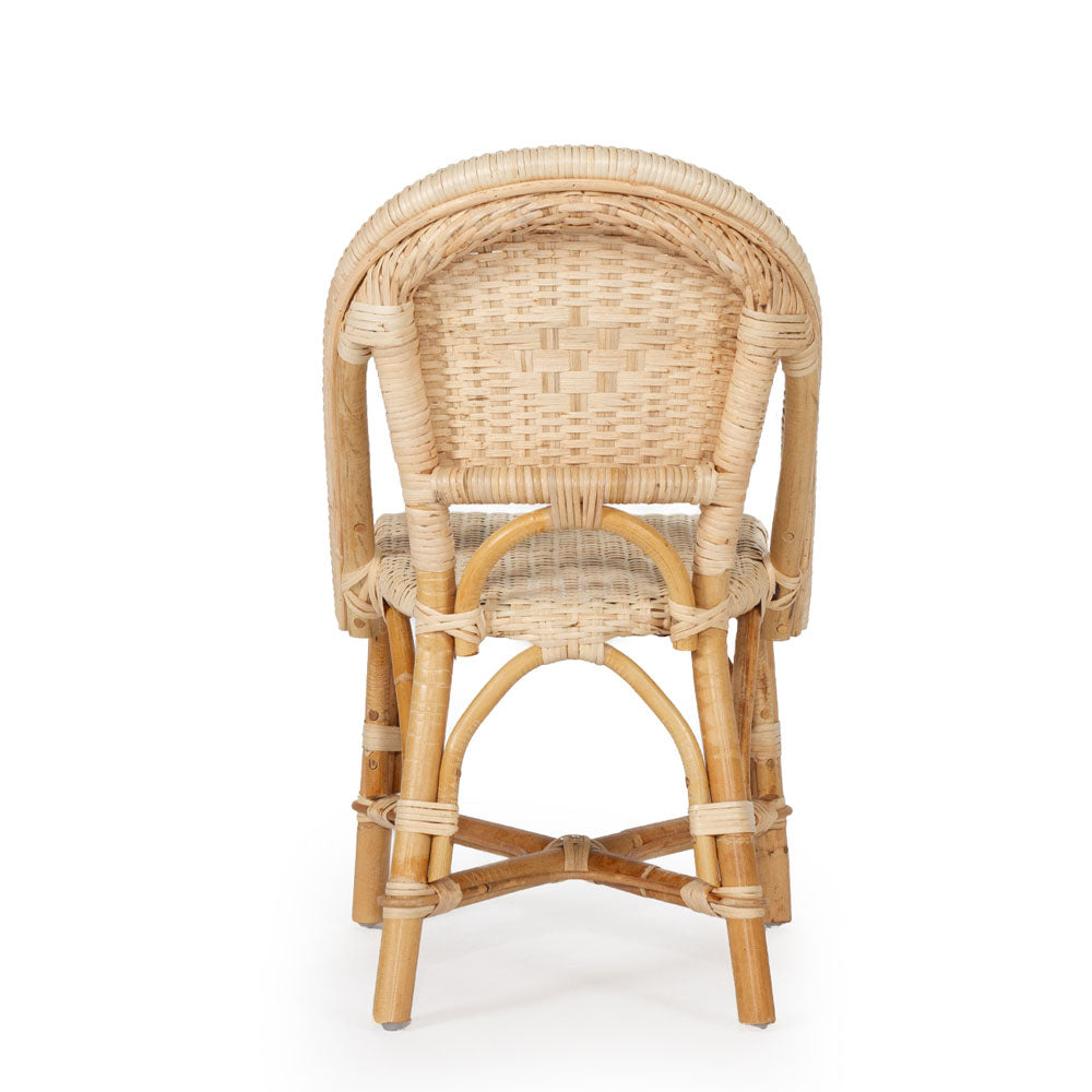 Solace Rattan Kids Chair – Natural - Notbrand