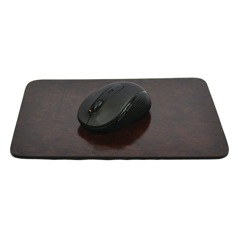 Didac Square Mouse Mat - Dark Leather - Notbrand