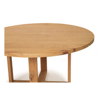 Steffan American Oak Dining Table – 120cm - Notbrand